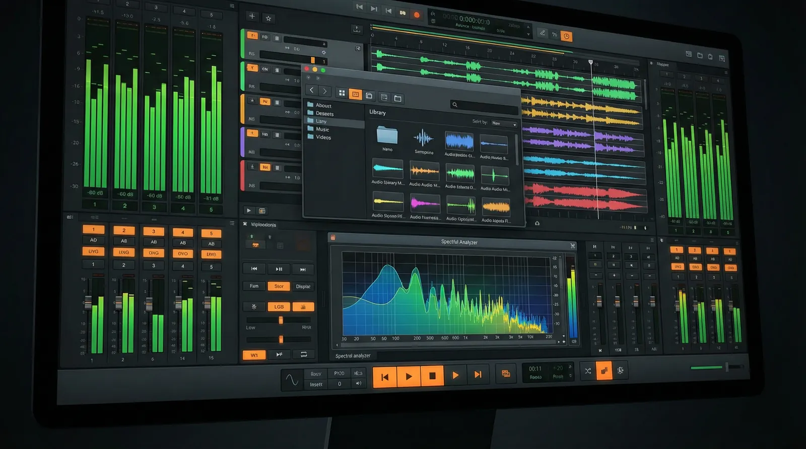 人妻视频 音效素材库界面展示