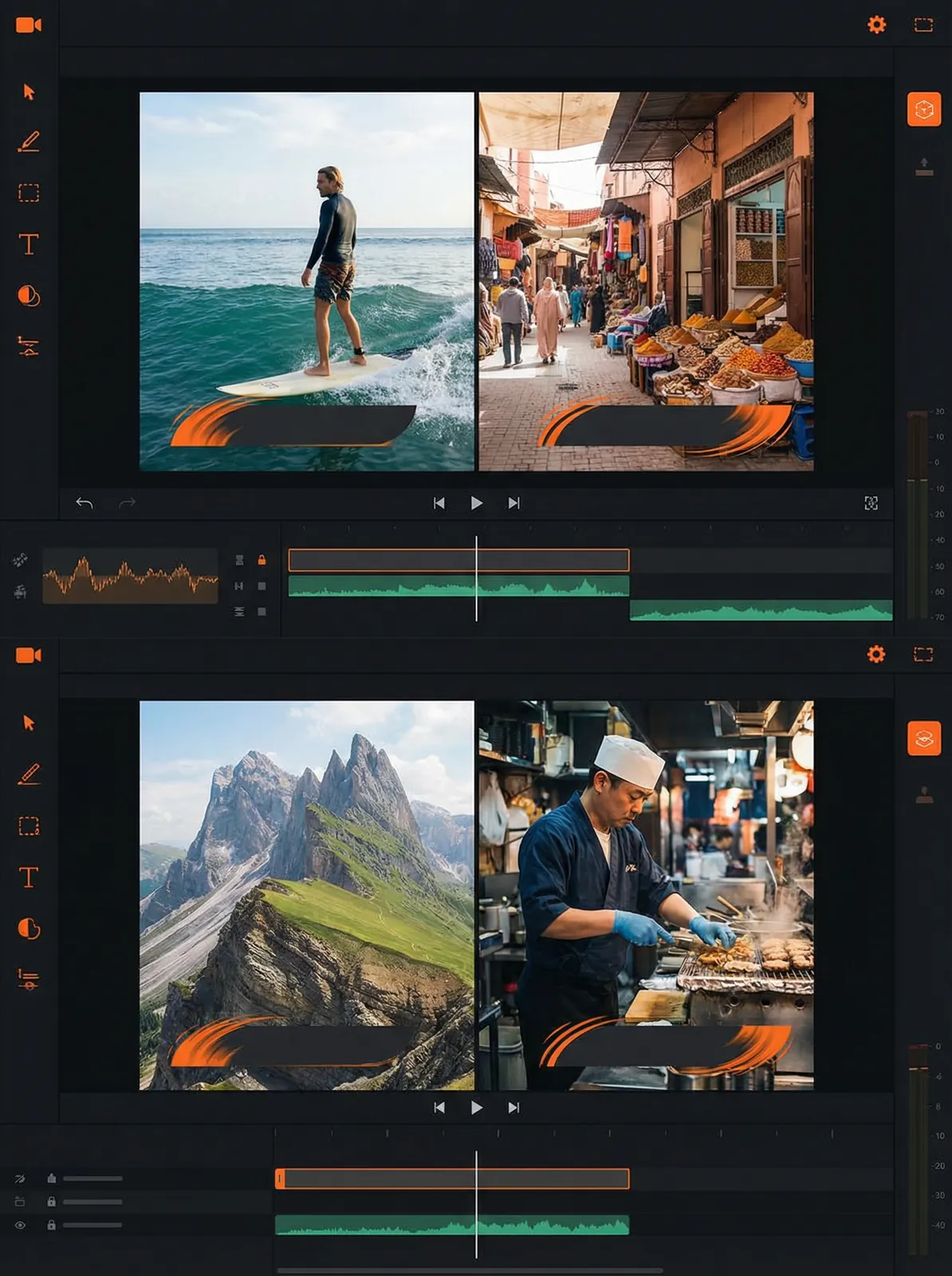 人妻视频 Vlog开场模板设计